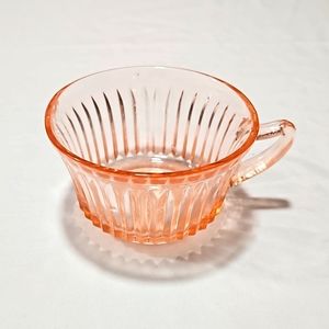 VTG Pink Glass Teacup